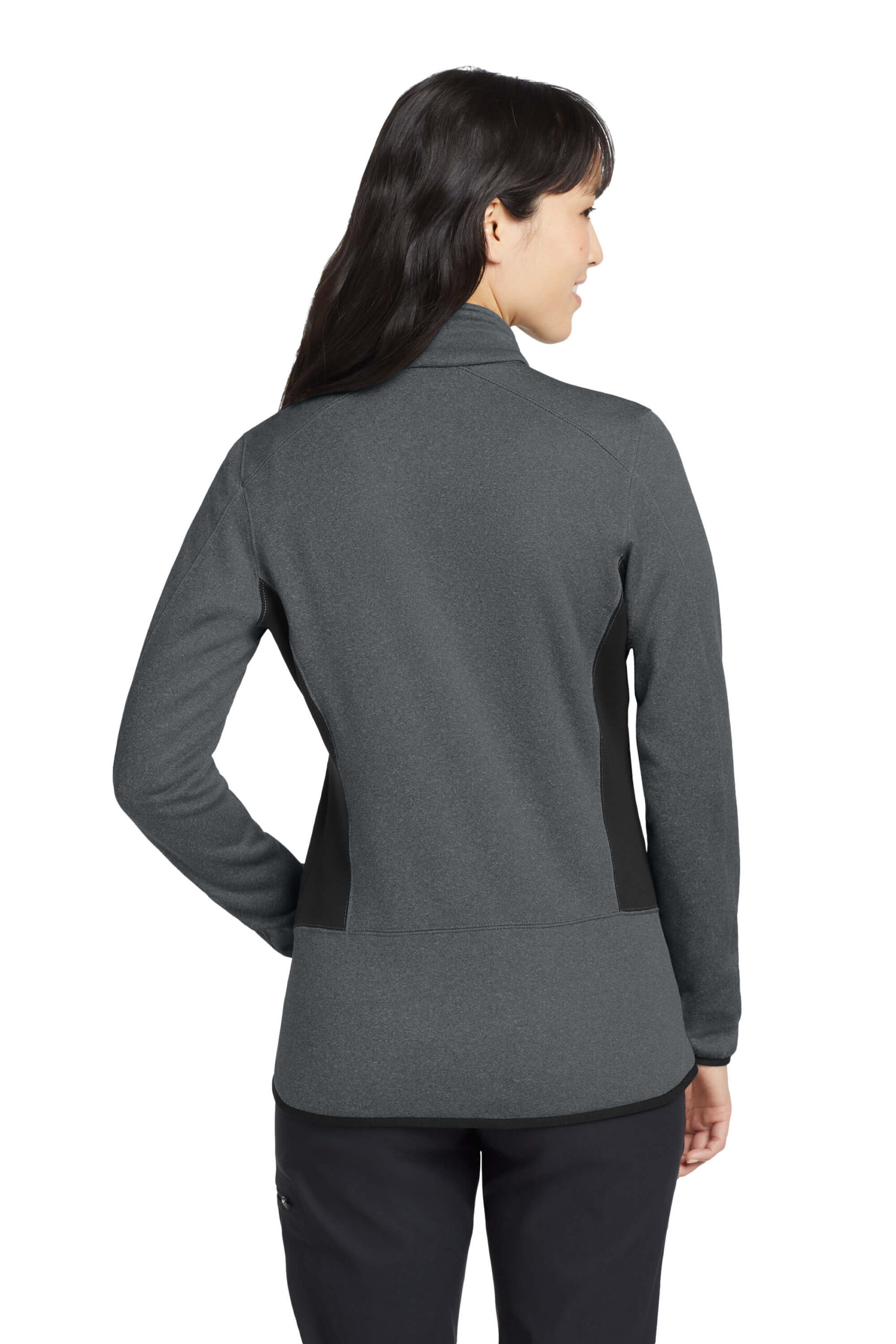 Eddie Bauer® Men’s and Women's Full-Zip Heather Stretch Fleece Jacket - Image 3