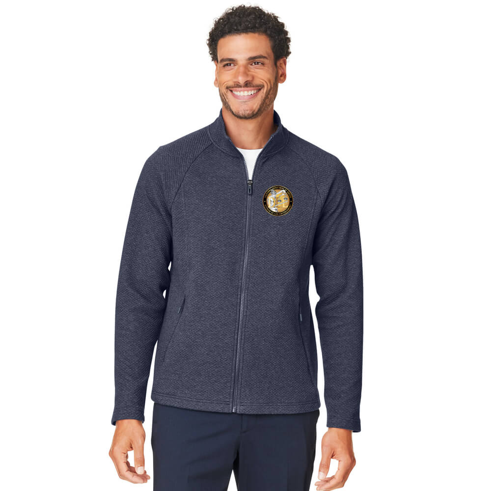 North End® Men's and Ladies Spirit Textured Jacket, Full-Zip
