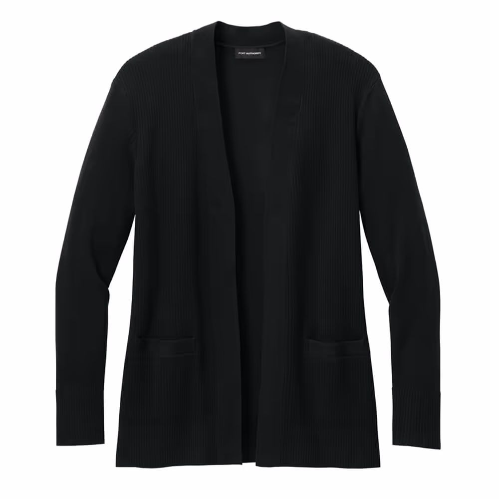 Ladies Open Front Cardigan Sweater - Image 2